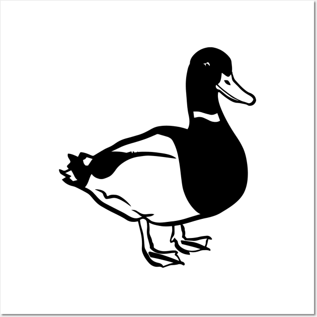 Duck Wall Art by tribbledesign